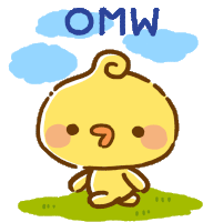 Omw ぴよまる Sticker - Omw ぴよまる Piyomaru Stickers