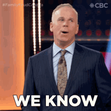 We Know Gerry Dee GIF - We Know Gerry Dee Family Feud Canada GIFs