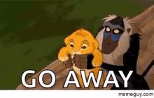 Go Away Lion King GIF - Go Away Lion King Kids GIFs