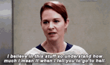 Greys Anatomy April Kepner GIF - Greys Anatomy April Kepner I Believe In This Stuff So Understand GIFs