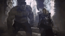 the avengers the hulk thor punch