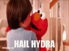 Elmo Hail Hydra GIF - Elmo Hail Hydra Whisper GIFs