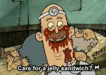 Flapjack Jelly GIF - Flapjack Jelly Sandwich GIFs