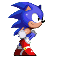 Sonic Is Runinng Sonic1 Sticker - Sonic Is Runinng Run Sonic1 Stickers