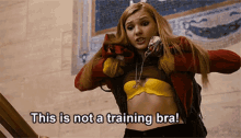 This Is Not A Training Bra! - New Year'S Eve GIF - New Years Eve Abigail Breslin Hailey GIFs