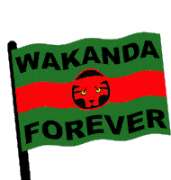 Wakanda Forever Chadwick Boseman Sticker - Wakanda Forever Wakanda Chadwick Boseman Stickers