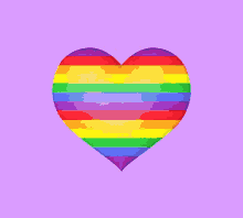 pride lgbtq heart love rainbow