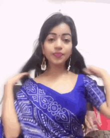 Bhavyasri Saree Girl GIF - Bhavyasri Saree Girl Saree Woman GIFs
