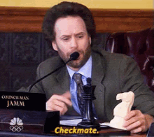 Checkmate Jamm GIF - Checkmate Jamm Parksandrec GIFs