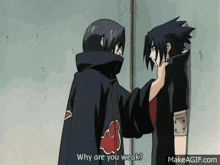 Why Are You Weak Hatred GIF - Why Are You Weak Hatred Itachi Uchiha GIFs