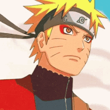 naruto sage mode angry focused technique