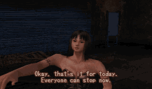 Shenmue Shenmue Okay Thats It For Today Everyone Can Stop Now GIF - Shenmue Shenmue Okay Thats It For Today Everyone Can Stop Now Okay Thats It For Today Everyone Can Stop Now GIFs