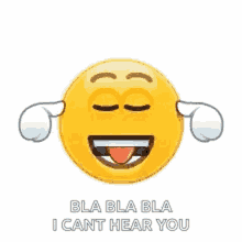 Not Listening Emoji GIF - Not Listening Emoji GIFs