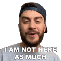 I Am Not Here As Much Casey Frey Sticker - I Am Not Here As Much Casey Frey I Am Not Here That Often Stickers