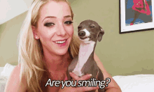 jenna marbles kermit smiling dog