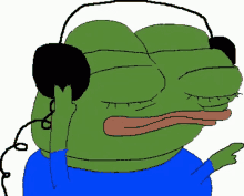 Pepe Headphones GIF - Pepe Headphones Music GIFs
