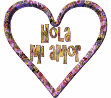 Hola Amor Heart GIF - Hola Amor Heart Hi GIFs