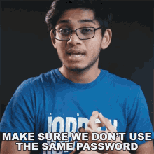 Make Sure We Dont Use The Same Password Anubhavroy GIF - Make Sure We Dont Use The Same Password Anubhavroy Variety In Passwords GIFs