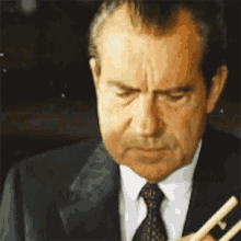 Annoyed Look Richard Nixon GIF - Annoyed Look Richard Nixon Itsrucka GIFs