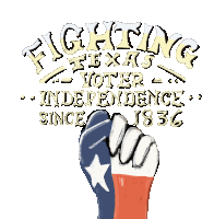 Fighting Texas Voter Independence Since1836 Happy Texas Independence Day Sticker - Fighting Texas Voter Independence Since1836 Happy Texas Independence Day Texas Independence Stickers