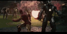 Iron Man Warmachine GIF - Iron Man Warmachine Fight GIFs