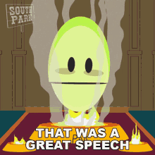 That Was A Great Speech South Park GIF - That Was A Great Speech South Park Its Christmas In Canada GIFs