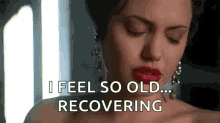 Angelina Jolie Cry GIF - Angelina Jolie Cry I Feel So Old Recovering GIFs
