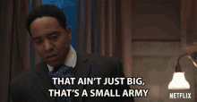That Aint Just Big Thats A Small Army Kevin Carroll GIF - That Aint Just Big Thats A Small Army Kevin Carroll Ransom GIFs