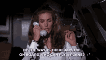 Airplane Can Anybody Fly A Plane GIF - Airplane Can Anybody Fly A Plane Emergency Landing GIFs