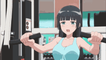 How Heavy Are The Dumbbells That You Lift Dumbbell Nan Kilo Moteru GIF - How Heavy Are The Dumbbells That You Lift Dumbbell Nan Kilo Moteru Work Out GIFs