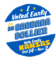 I Voted Early Vote Early Kansas Sticker - I Voted Early Vote Early Kansas 0ct14nov2 Stickers