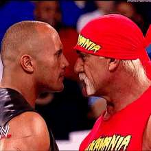 The Rock Hulk Hogan GIF - The Rock Hulk Hogan Wwe GIFs