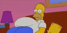 The Simpsons Homer Simpson GIF - The Simpsons Homer Simpson Belly GIFs