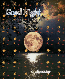 Good Night Moon GIF - Good Night Moon Full Moon GIFs