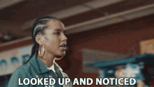 Looked Up And Noticed Alicia Keys GIF - Looked Up And Noticed Alicia Keys Underdog GIFs