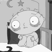 Stewie Griffin Family Guy GIF - Stewie Griffin Family Guy Cant Sleep GIFs