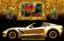 Gold Car Wallpapers GIF - Gold Car Wallpapers New Live Wallpapers GIFs
