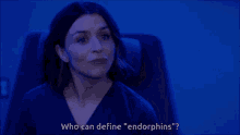 Greys Anatomy Amelia Shepherd GIF - Greys Anatomy Amelia Shepherd Who Can Define Endorphins GIFs