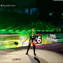shotzi blackheart entrance wwe royal rumble wrestling