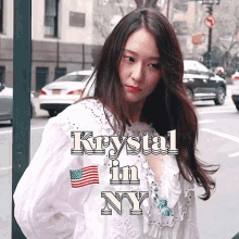 Krystal Jung Pretty GIF - Krystal Jung Pretty Krystal In Ny GIFs