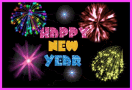 Happy New Year Fireworks GIF - Happy New Year Fireworks 2017 GIFs