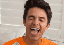 Tongue Out Brent Rivera GIF - Tongue Out Brent Rivera Zhc GIFs