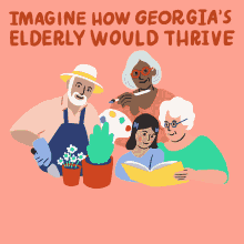 Imagine How Georgias Elderly Would Thrive If The Rich Contributed What They Owe Us GIF - Imagine How Georgias Elderly Would Thrive If The Rich Contributed What They Owe Us Taxes GIFs