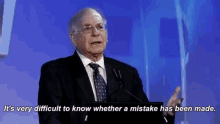 Daniel Kahneman It Is Very Difficult To Know GIF - Daniel Kahneman It Is Very Difficult To Know Mistakes GIFs