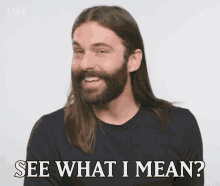See What I Mean Jonathan Van Ness GIF - See What I Mean Jonathan Van Ness Wink GIFs