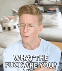 What The Fuck Are You Tyler Oakley GIF - What The Fuck Are You Tyler Oakley Tyler Oakley Channel GIFs