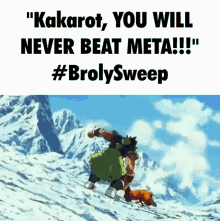 Broly Goku GIF - Broly Goku Broly Sweep GIFs