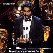 To You Guys, You Are My Heroes..Gif GIF - To You Guys You Are My Heroes. Dev Patel GIFs