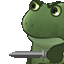 Frog Stab Sticker - Frog Stab Stickers