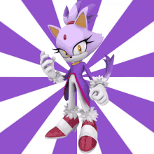 Sega Sonic The Hedgehog GIF - Sega Sonic The Hedgehog Blaze GIFs